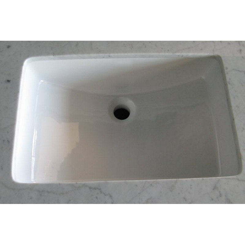 AMERICAN IMAGINATIONS AI-27733 20.75 INCH 14.75 INCH D RECTANGLE UNDERMOUNT SINK IN WHITE