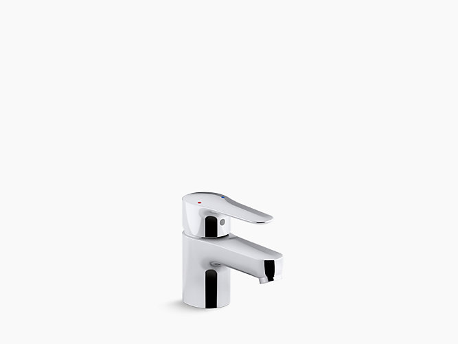 KOHLER K-16027-4 JULY SINGLE HOLE BATHROOM FAUCET WITH WATERSENSE TECHNOLOGY - FREE METAL POP-UP DRAIN ASSEMBLY WITH PURCHASE
