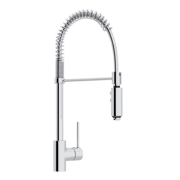 ROHL LS64L-2 MODERN ARCHITECTURAL SIDE LEVER PRO PULL-DOWN SINGLE HOLE KITCHEN FAUCET