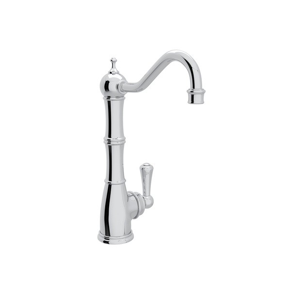 ROHL U.1621L-2 PERRIN & ROWE EDWARDIAN COLUMN SPOUT SINGLE HOLE FILTER FAUCET WITH METAL LEVERS