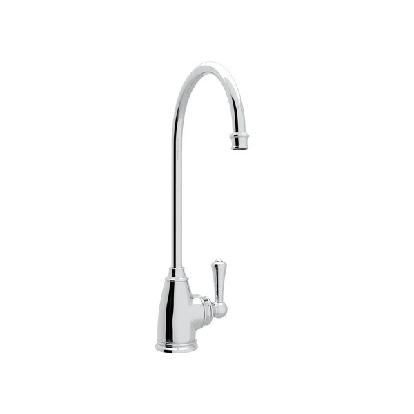 ROHL U.1625L-2 PERRIN & ROWE GEORGIAN ERA C-SPOUT SINGLE HOLE FILTER FAUCET WITH METAL LEVERS