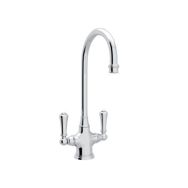 ROHL U.4711EB-2 PERRIN  ROWE GEORGIAN ERA SINGLE HOLE BAR/FOOD PREP FAUCET  WITH METAL LEVER, ENGLISH BRONZE