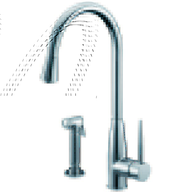 DAWN AB50 3178C SINGLE-LEVER KITCHEN FAUCET WITH SIDE-SPRAY IN CHROME