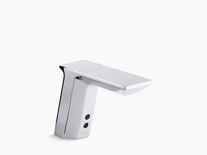 KOHLER K-13467-CP TOUCHLESS SINGLE HOLE BATHROOM FAUCET - WITHOUT DRAIN ASSEMBLY OR HANDLES