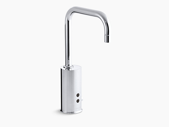 KOHLER K-13474-CP TOUCHLESS SINGLE HOLE BATHROOM FAUCET WITH INSIGHT TECHNOLOGY - WITHOUT DRAIN ASSEMBLY