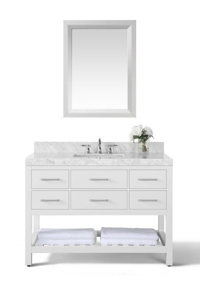 Ancerre Designs Vts Elizabeth 48 W Cw, 48 Inch Bathroom Vanity Cabinet Only