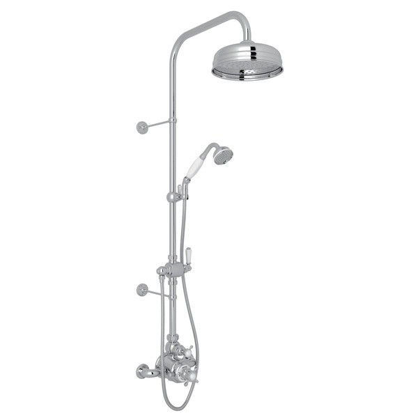 ROHL U.KIT1NX PERRIN & ROWE EDWARDIAN THERMOSTATIC SHOWER PACKAGE , CROSS HANDLE