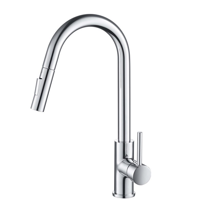 BLOSSOM F01 206 16 1/2 INCH SINGLE HANDLE PULL DOWN KITCHEN FAUCET