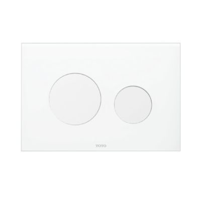 TOTO YT830#WH ROUND PUSH PLATE - DUAL BUTTON