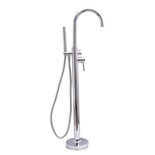 BARCLAY 7912 BRANSON 45 1/2 INCH SINGLE HOLE FREESTANDING THERMOSTATIC TUB FILLER WITH HAND SHOWER