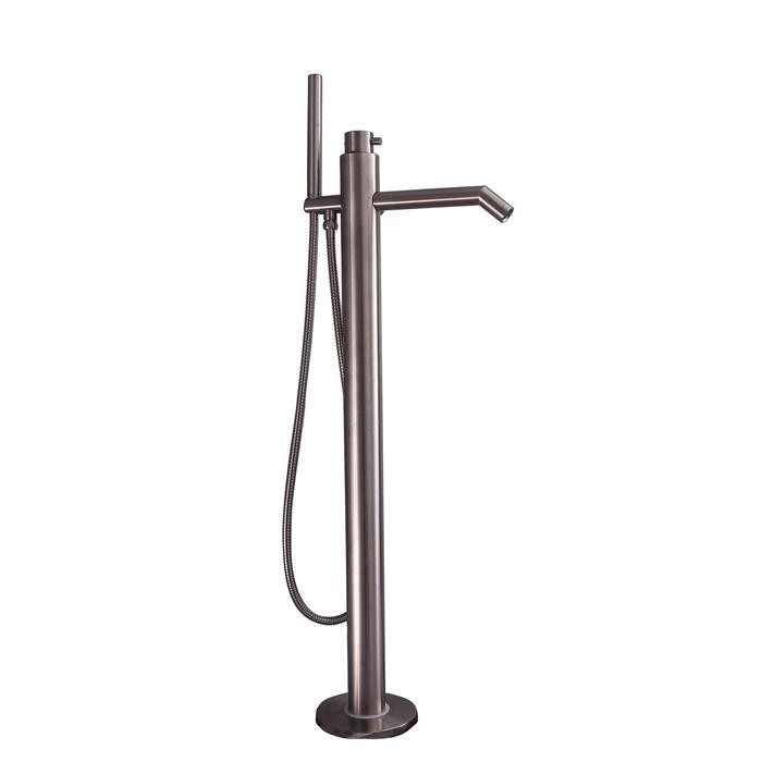 BARCLAY 7948 SLATON 37 1/2 INCH SINGLE HOLE FREESTANDING THERMOSTATIC TUB FILLER WITH HAND SHOWER