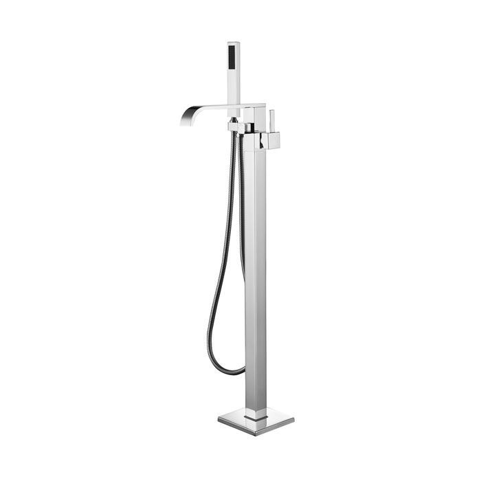 BARCLAY 7962 CAMARI 34 3/4 INCH SINGLE HOLE FREESTANDING TUB FILLER WITH HAND SHOWER