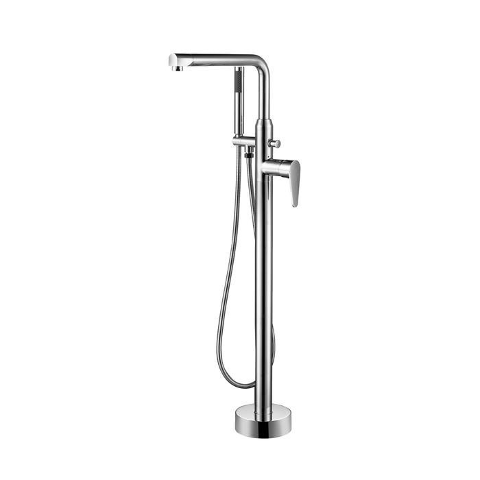 BARCLAY 7972 JANSEN 42 3/4 INCH SINGLE HOLE FREESTANDING TUB FILLER WITH HAND SHOWER