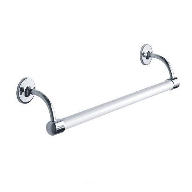 LEFROY BROOKS CW-5101 CLASSIC 20 INCH WHITE SINGLE TOWEL BAR