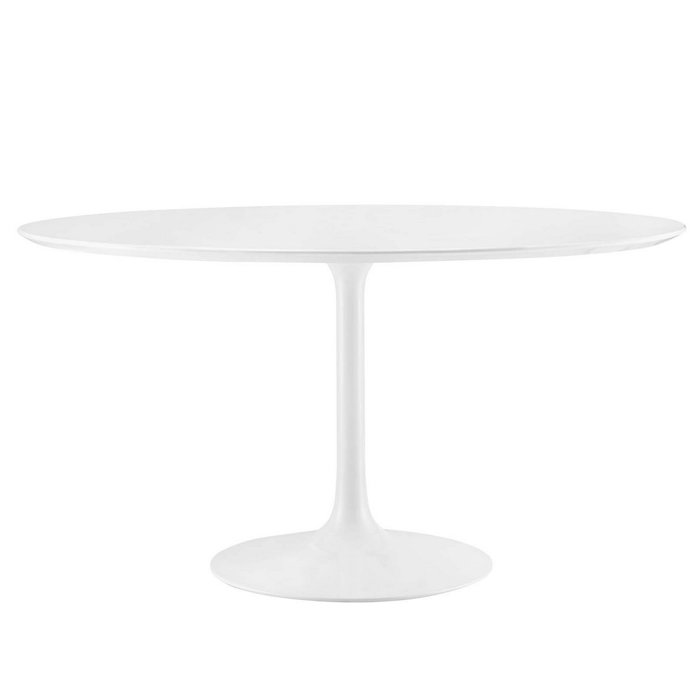 MODWAY EEI-1119-WHI LIPPA 54 INCH ROUND WOOD TOP DINING TABLE