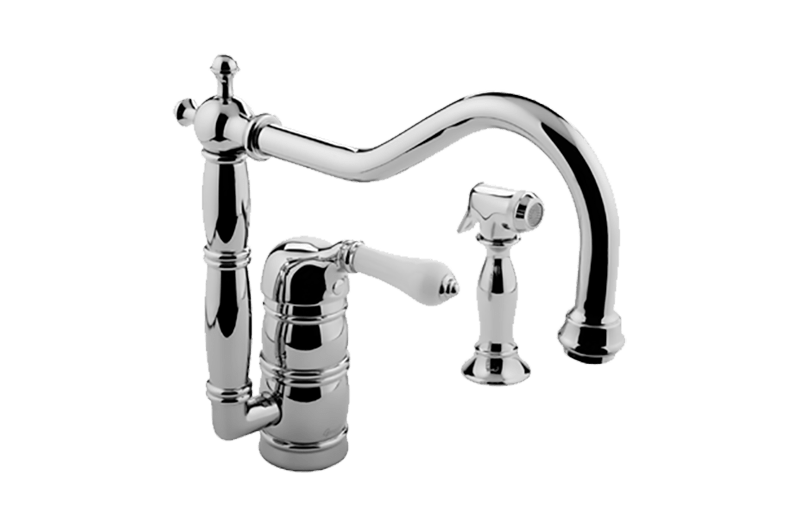 GRAFF G-4855-LC3 CANTERBURY KITCHEN FAUCET WITH SIDE SPRAY