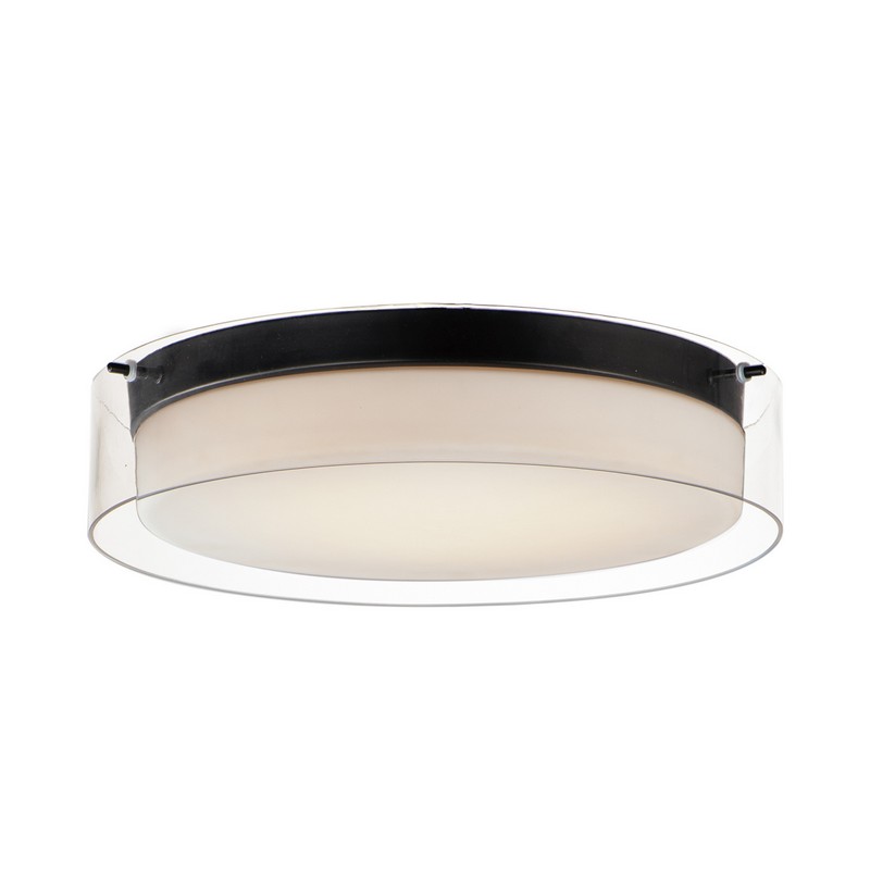 MAXIM LIGHTING 12284CLSW DUO 16 INCH CEILING-MOUNTED LED FLUSH MOUNT LIGHT