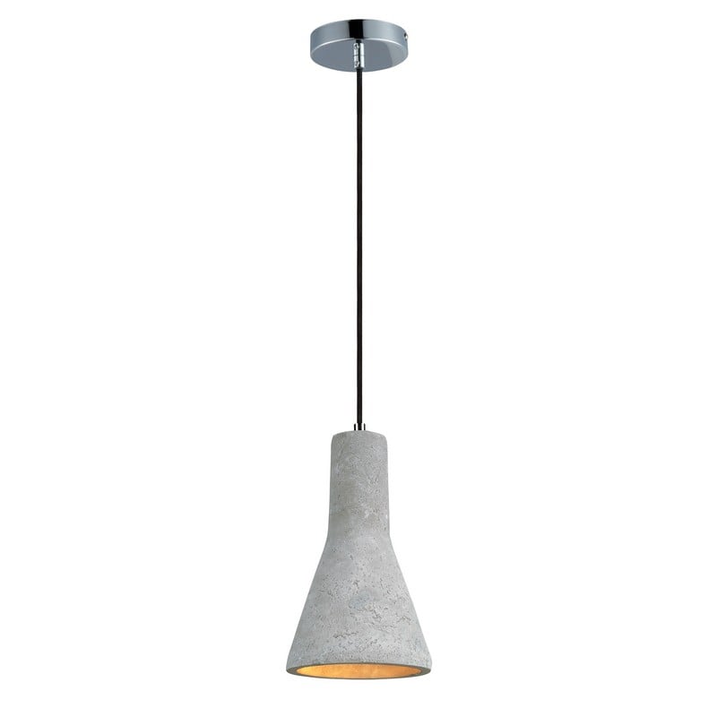 MAXIM LIGHTING 12394GYPC CRETE 7 1/4 INCH CEILING-MOUNTED LED PENDANT LIGHT