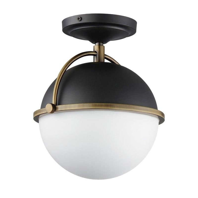 MAXIM LIGHTING 12410SW DUKE 9 1/2 INCH CEILING-MOUNTED INCANDESCENT FLUSH MOUNT LIGHT