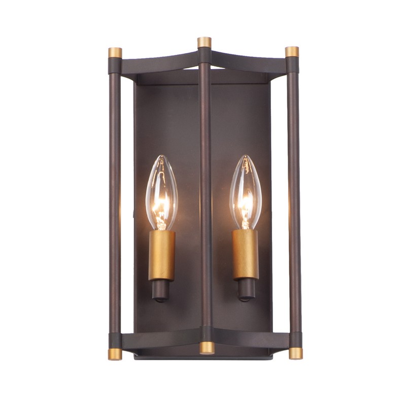 MAXIM LIGHTING 13599OIAB WELLINGTON 7 1/4 INCH WALL-MOUNTED INCANDESCENT WALL SCONCE LIGHT