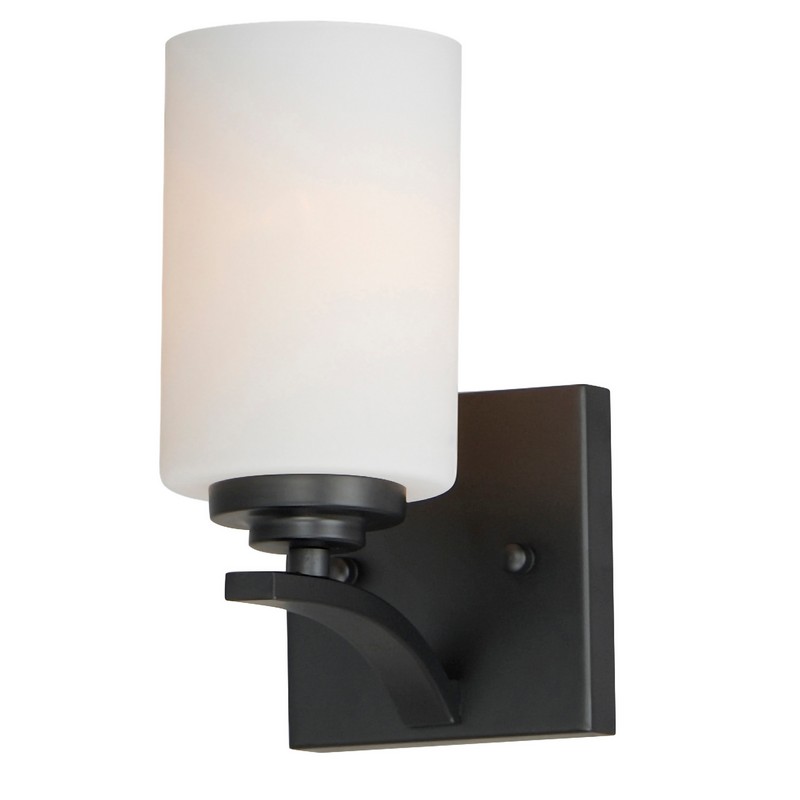 MAXIM LIGHTING 20030SW DEVEN 4 3/4 INCH WALL-MOUNTED INCANDESCENT WALL SCONCE LIGHT