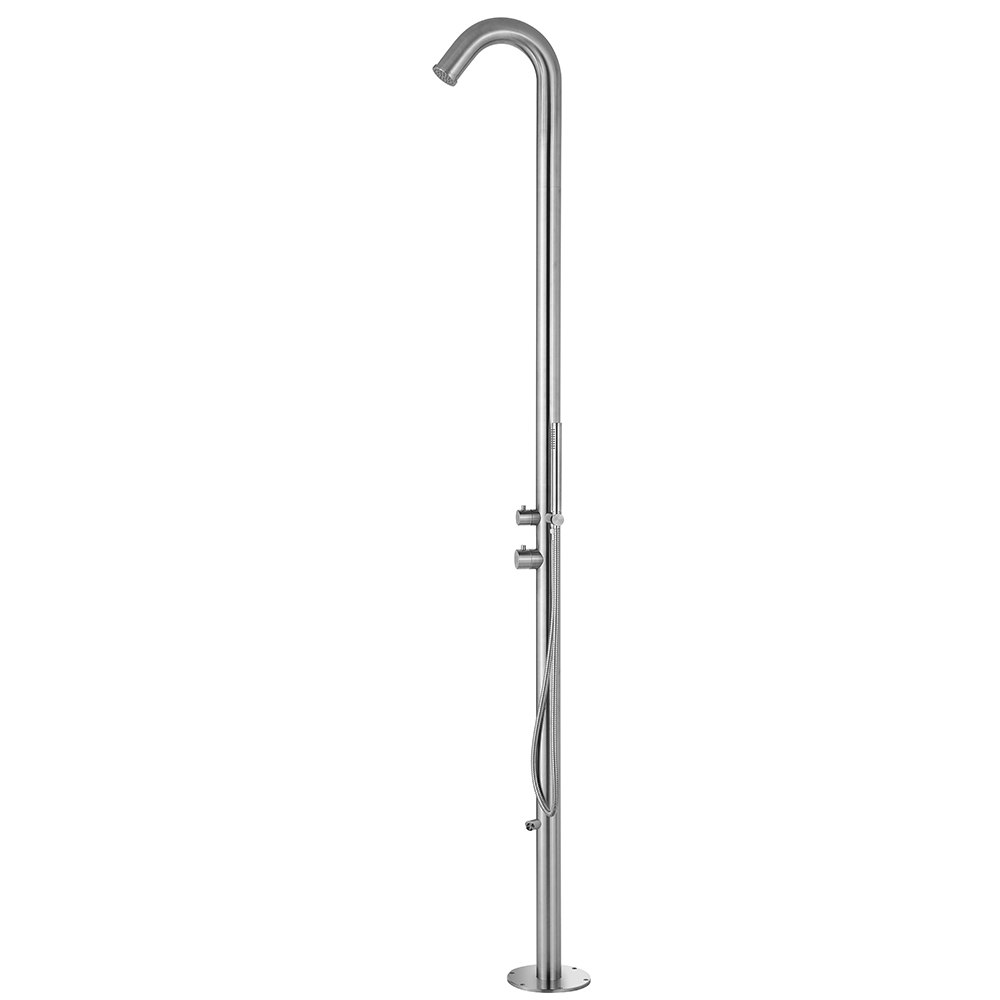 PULSE SHOWERSPAS 1055-SSB WAVE OUTDOOR SHOWERSPA SYSTEM IN STAINLESS STEEL BRUSHED