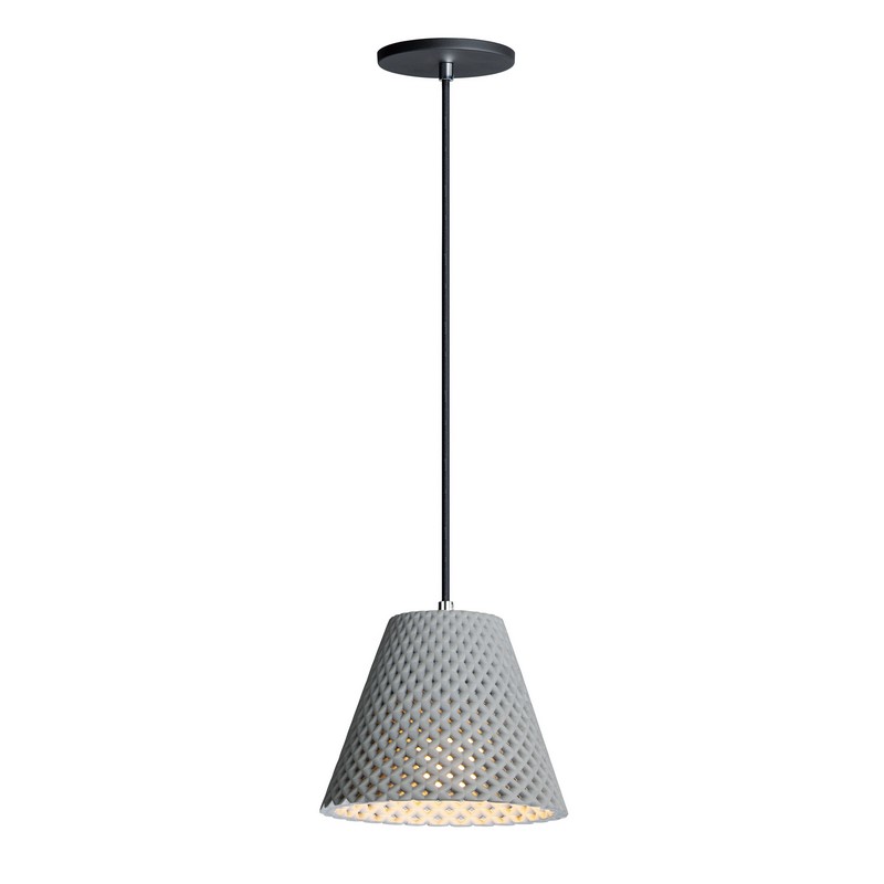MAXIM LIGHTING 10144 WOVEN 8 3/4 INCH CEILING-MOUNTED INCANDESCENT PENDANT LIGHT