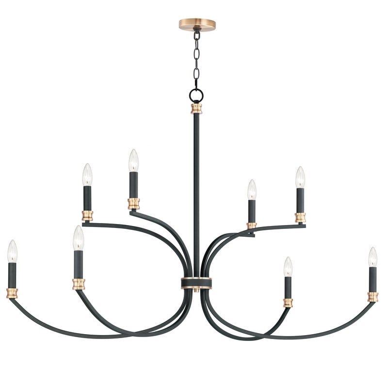 MAXIM LIGHTING 11378 CHARLTON 48 INCH CEILING-MOUNTED INCANDESCENT CHANDELIER LIGHT