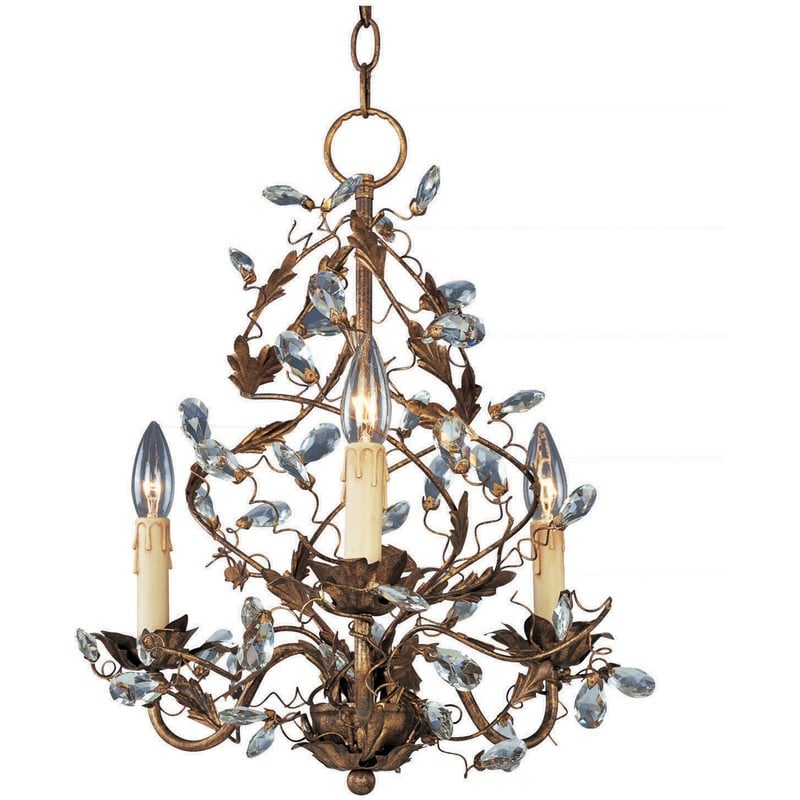 MAXIM LIGHTING 2850 ELEGANTE 18 1/2 INCH CEILING-MOUNTED INCANDESCENT CHANDELIER LIGHT