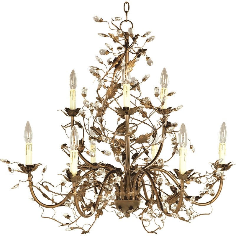 MAXIM LIGHTING 2852 ELEGANTE 29 INCH CEILING-MOUNTED INCANDESCENT CHANDELIER LIGHT