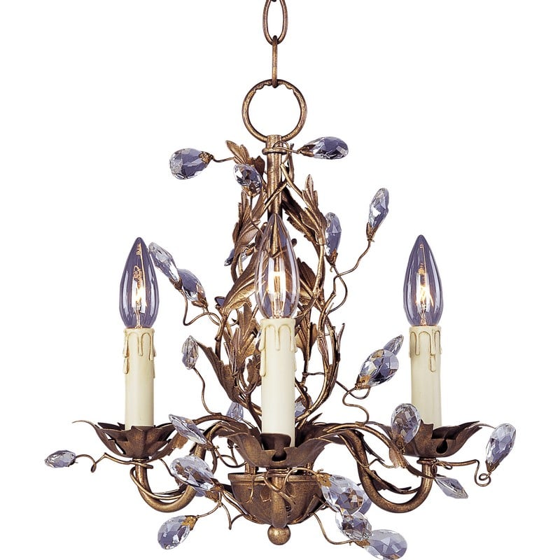 MAXIM LIGHTING 2855 ELEGANTE 14 INCH CEILING-MOUNTED INCANDESCENT CHANDELIER LIGHT