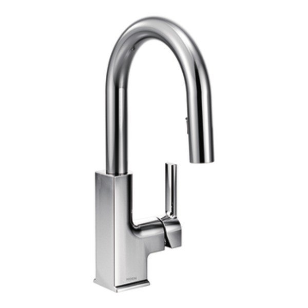 MOEN S62308 STO ONE HANDLE HIGH ARC PULLDOWN BAR FAUCET