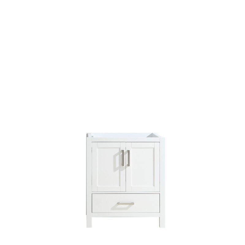 LEXORA LJ342230SA00000 JACQUES 30 INCH VANITY CABINET ONLY IN WHITE