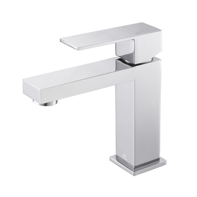 LEXORA LFS1012CH MONTE STAINLESS STEEL SINGLE HOLE BATHROOM FAUCET IN CHROME