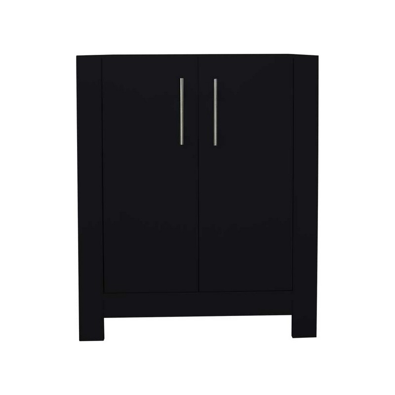 MTD VOLPA USA MTD-4230-0 AUSTIN 30 INCH MODERN BATHROOM VANITY WITH BRUSHED NICKEL ROUND HANDLES CABINET ONLY