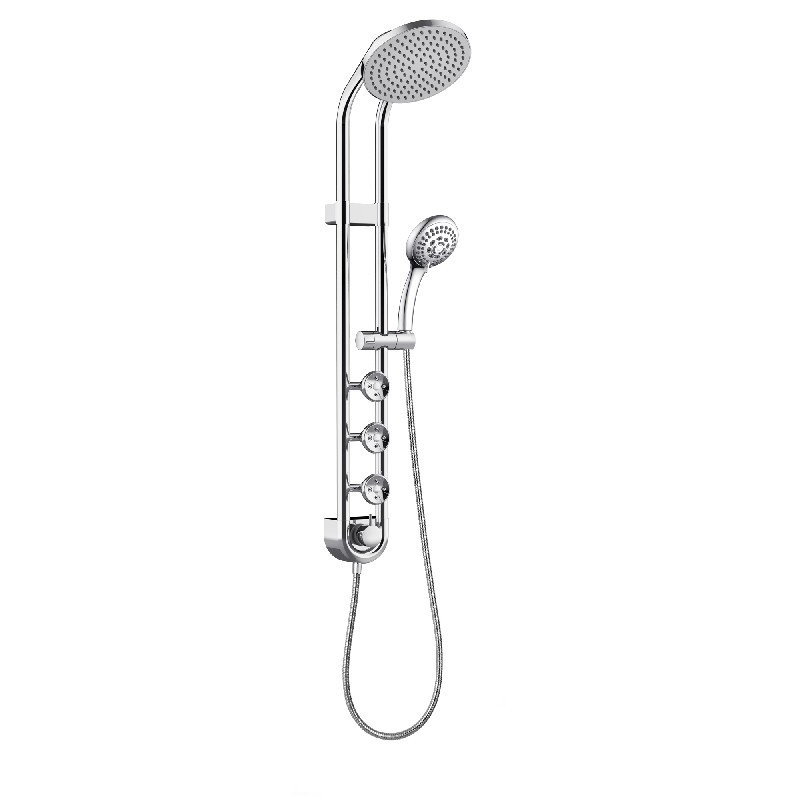 PULSE SHOWERSPAS 1058-CH SATURN SHOWER SYSTEM WITH SHOWER HEAD AND HAND SHOWER - CHROME