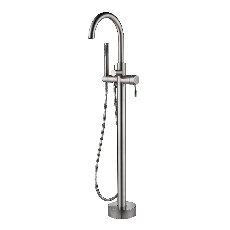 PULSE SHOWERSPAS 3021-FSTF 44 3/4 INCH HIGH FLOW FREE STANDING TUB FILLER WITH HAND SHOWER