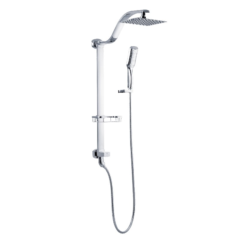 PULSE SHOWERSPAS 7005-CH MONACO SHOWER SYSTEM WITH SHOWER HEAD AND HAND SHOWER - CHROME