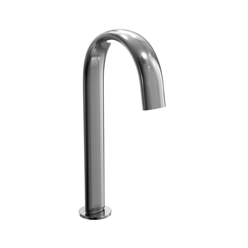 TOTO TLE24003U2#CP 13 5/8 INCH 0.35 GPM GOOSENECK VESSEL ECOPOWER TOUCHLESS BATHROOM FAUCET SPOUT WITH 20 SECOND ON-DEMAND FLOW IN POLISHED CHROME