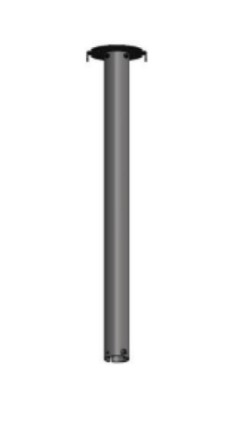 BROMIC HEATING BH3230002 24 INCH STRAIGHT CEILING MOUNT POLE FOR ECLIPSE SMART-HEAT ELECTRIC HEATERS - BLACK