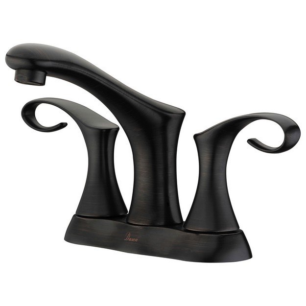 DAWN AB06 1292DBR CENTERSET LAVATORY FAUCET FOR 4 INCH CENTERS IN DARK BROWN