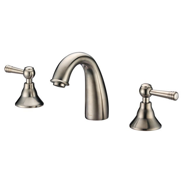 DAWN AB12 1018BN WIDESPREAD LAVATORY FAUCET IN BRUSHED NICKEL