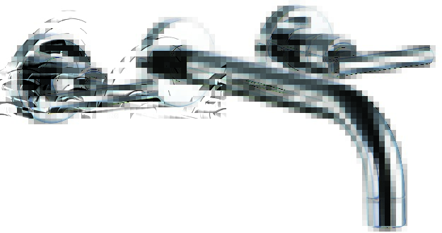 DAWN AB16 1035C WALL MOUNTED DOUBLE-HANDLE CONCEALED WASHBASIN MIXER IN CHROME