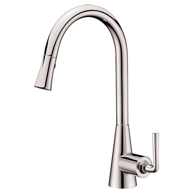 DAWN AB30 3788BN SINGLE-LEVER PULL-DOWN SPRAY SINK MIXER IN BRUSHED NICKEL