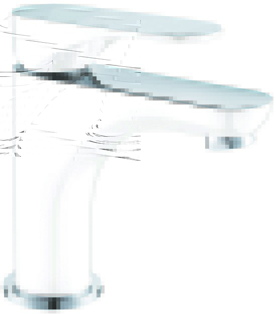 DAWN AB37 1565CPW SINGLE-LEVER LAVATORY FAUCET IN CHROME & WHITE
