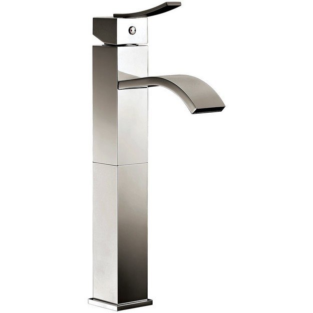 DAWN AB78 1158BN SINGLE-LEVER SQUARE TALL LAVATORY FAUCET IN BRUSHED NICKEL