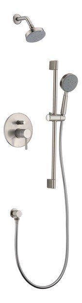 DAWN DSSGN04BN GRAND CANYON SERIES SHOWER COMBO SET IN BRUSHED NICKEL