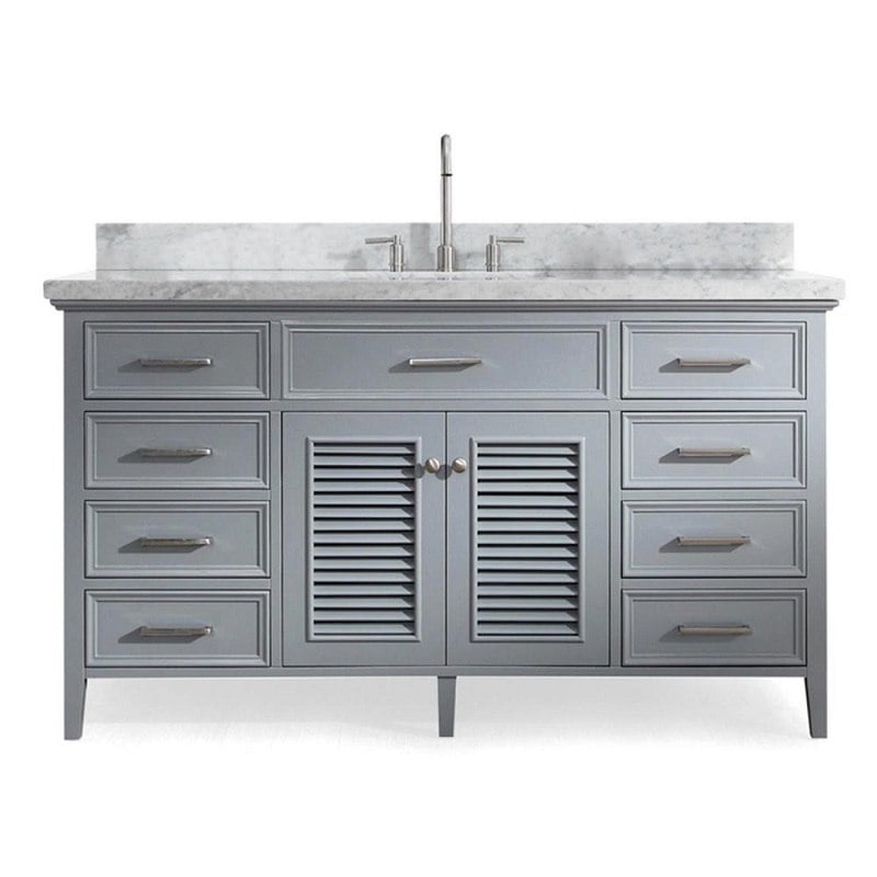 ARIEL D061S-VO KENSINGTON 61 INCH SINGLE SINK VANITY