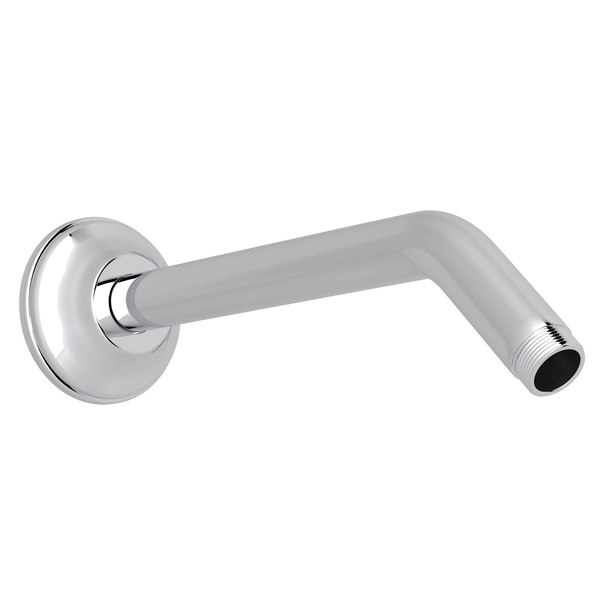 ROHL 1440/8 SHOWER COLLECTION 9-3/8 INCH WALL MOUNT SHOWER ARM WITH ROUND ESCUTCHEON