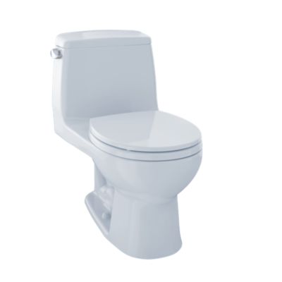 TOTO MS853113E ECO ULTRAMAX ONE PIECE ROUND 1.28 GPF TOILET WITH E-MAX FLUSH SYSTEM - SEAT INCLUDED